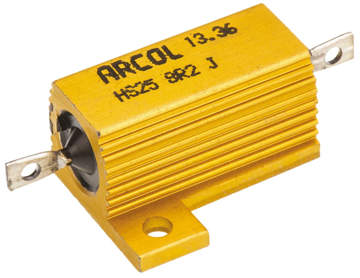 Arcol HS25 8R2 J, 8.2 Ω 25 W Aluminium Chassis Mount Resistor ±5 %