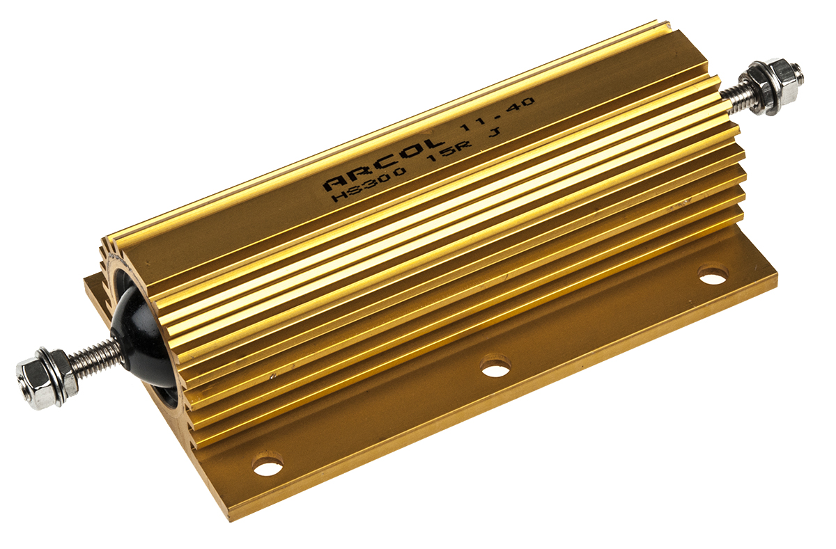 Arcol HS300 15R J, 15 Ω 300 W Wirewound Chassis Mount Resistor ±5 %