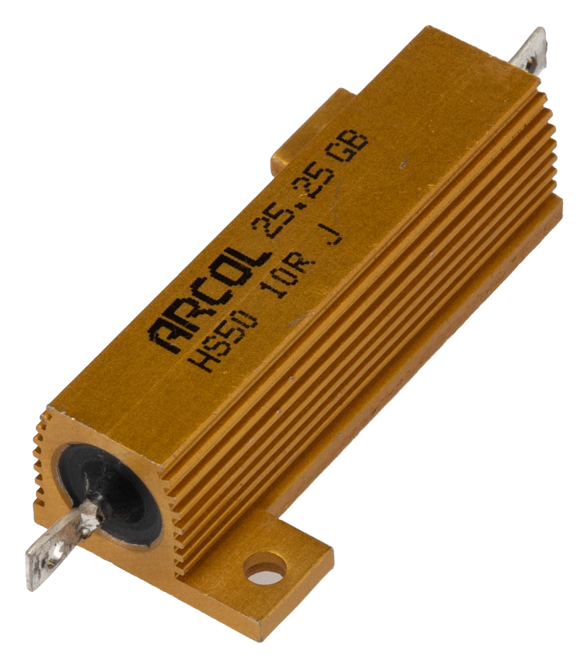 Arcol HS50 10R J, 10 Ω 50 W Aluminium Chassis Mount Resistor ±5 %