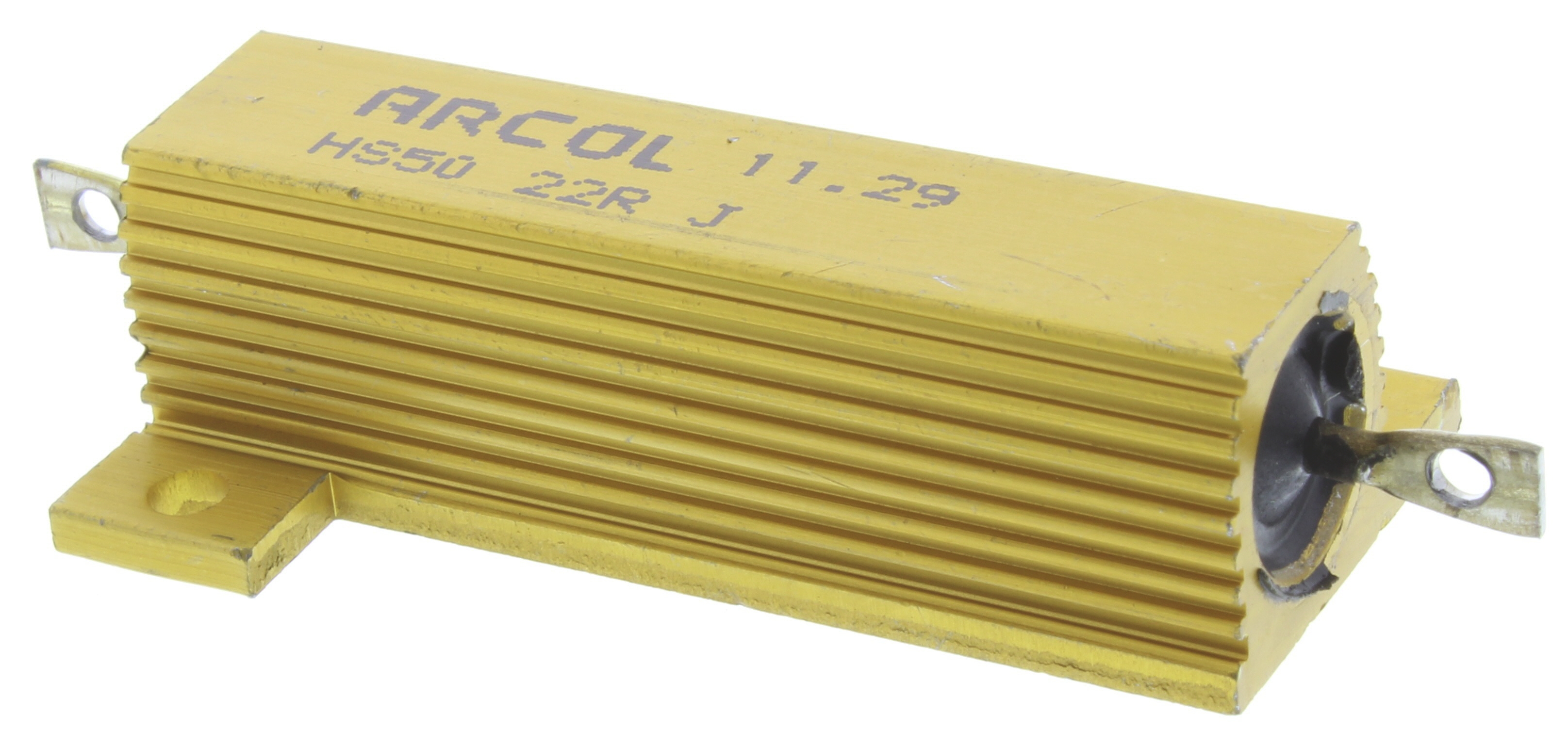 Arcol HS50 22R J, 22 Ω 50 W Aluminium Chassis Mount Resistor ±5 %