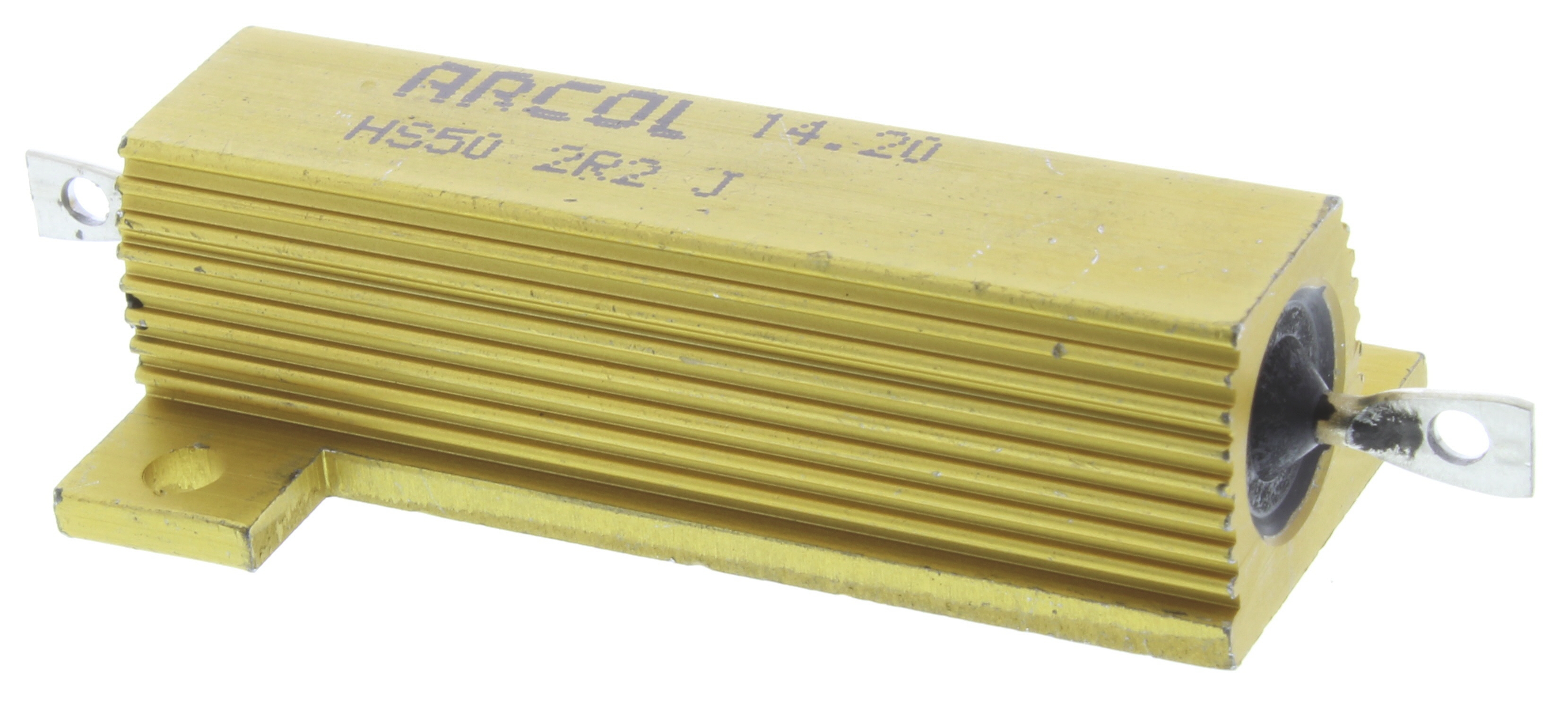 Arcol HS50 2R2 J, 2.2 Ω 50 W Aluminium Chassis Mount Resistor ±5 %
