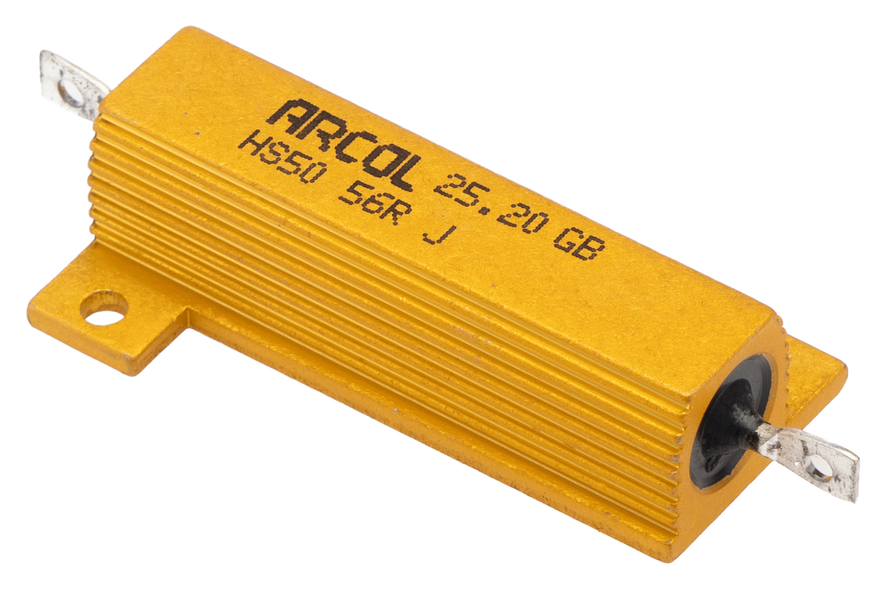Arcol HS50 56R J, 56 Ω 50 W Aluminium Chassis Mount Resistor ±5 %