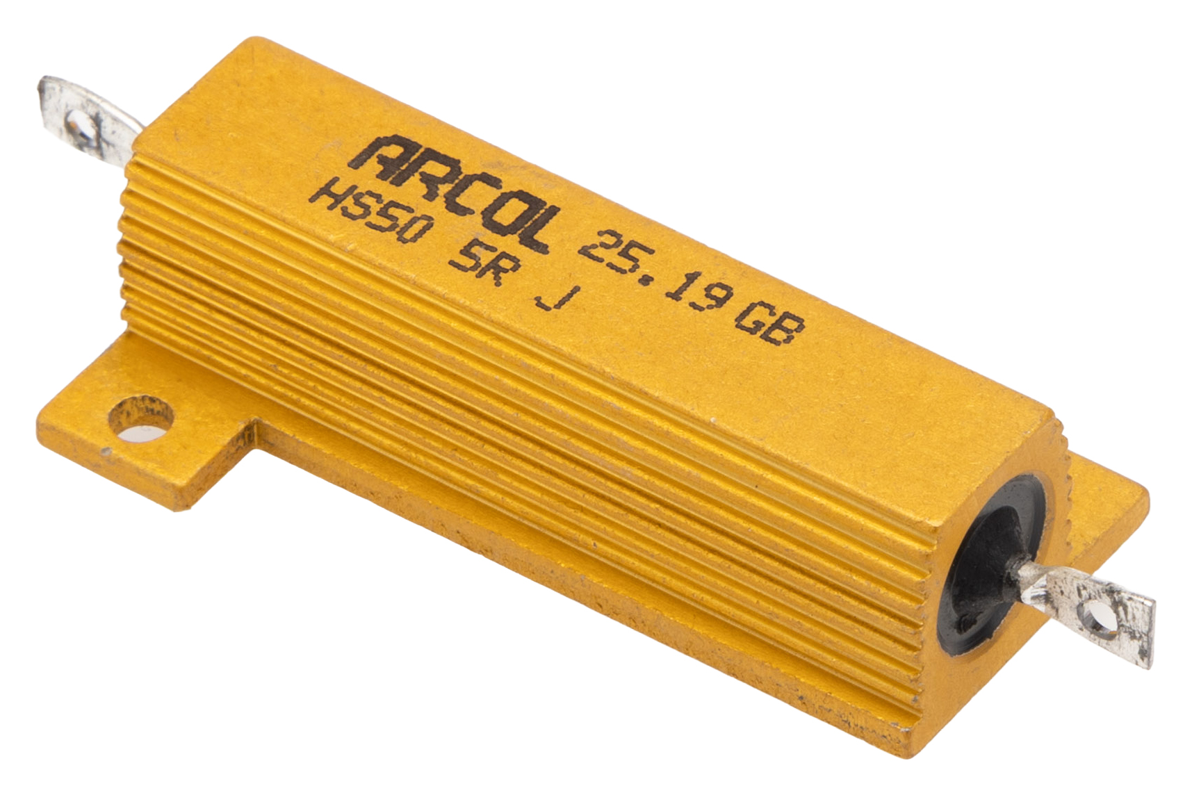 Arcol HS50 5R J, 5 Ω 50 W Aluminium Chassis Mount Resistor ±5 %