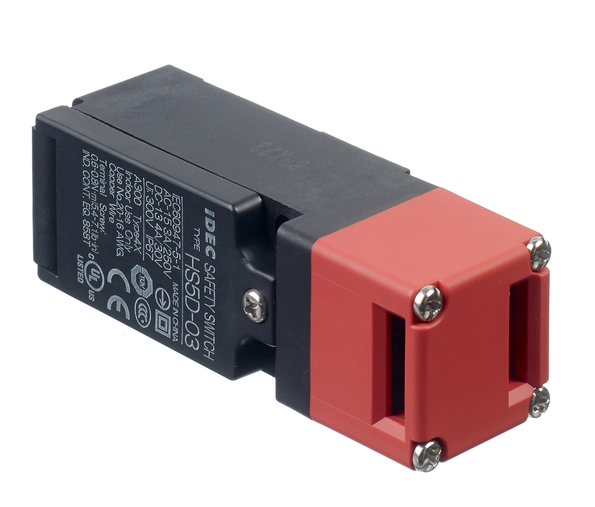 Idec HS5D Safety Interlock Switch, Handle Actuator Included, Interlock