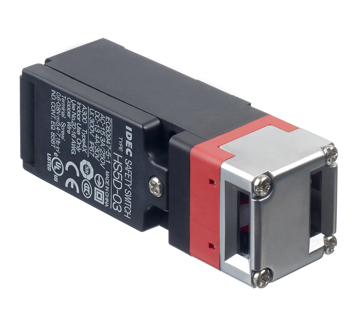 Idec HS5D Safety Interlock Switch, Handle Actuator Included, Interlock