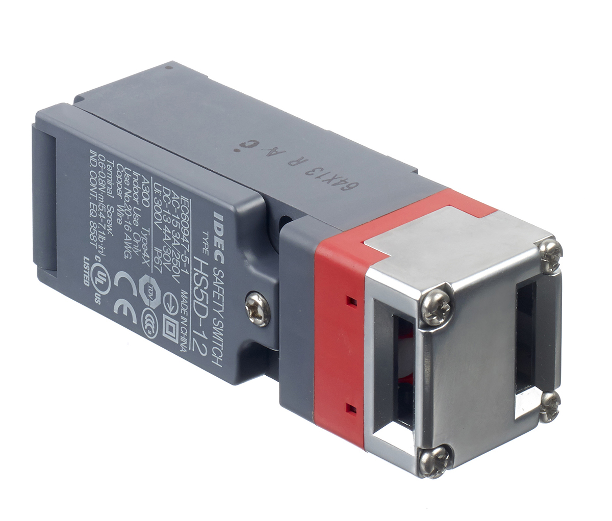 Idec HS5D Safety Interlock Switch, Handle Actuator Included, Interlock