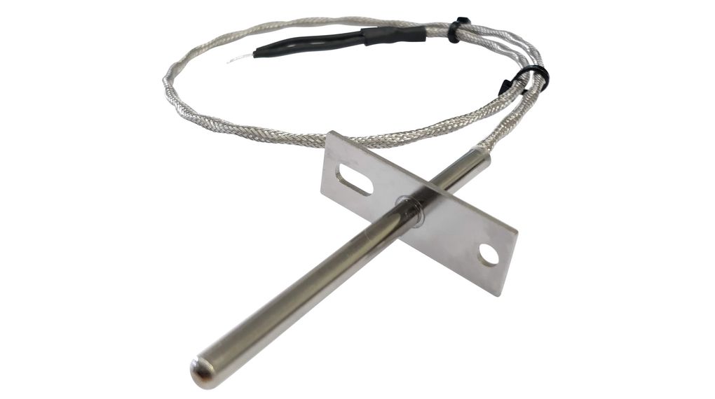 Heraeus PT1000 Temperature Sensor 5 mm Dia, 76 mm Long, Class B 550 °C Max