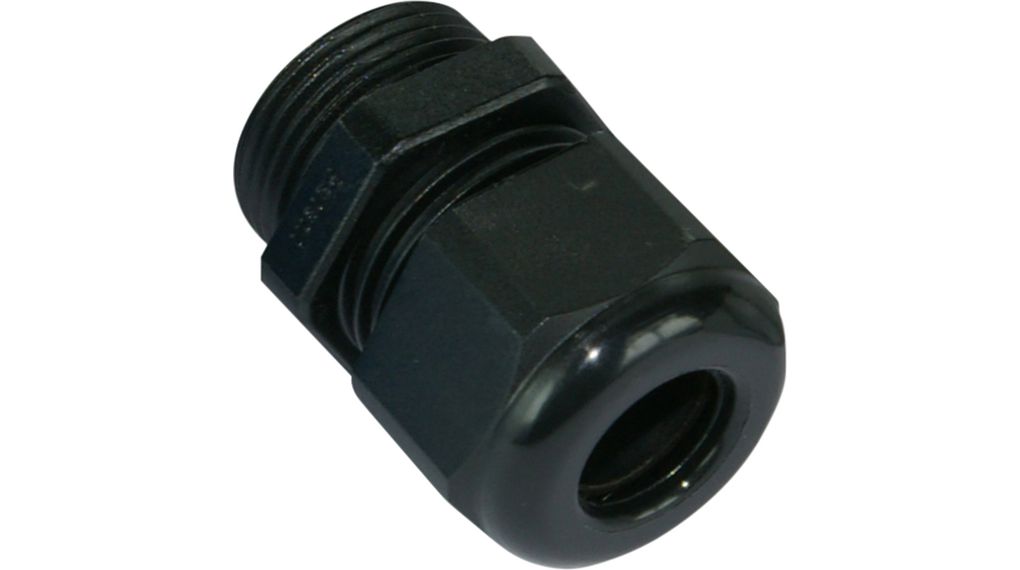 Hummel HSK-K Series Black Nylon Cable Gland, M20 Thread, 6 mm min., 12 mm max., IP68