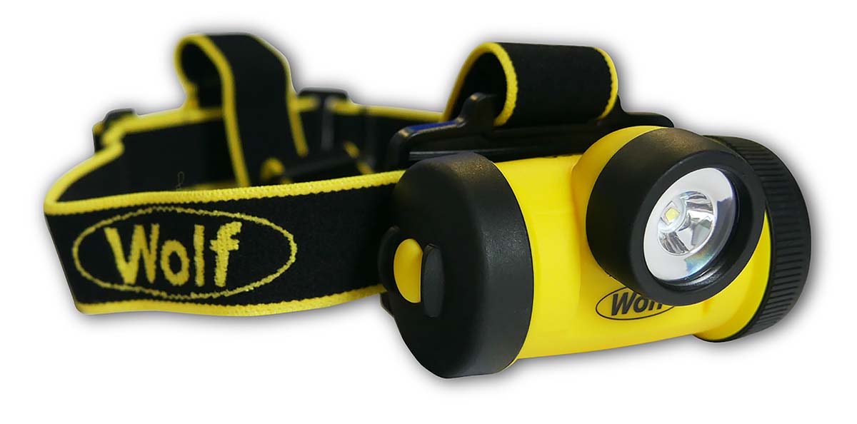 Wolf Safety HT-650 ATEX, IECEx LED Head Torch 130 lm 2.5 m Range