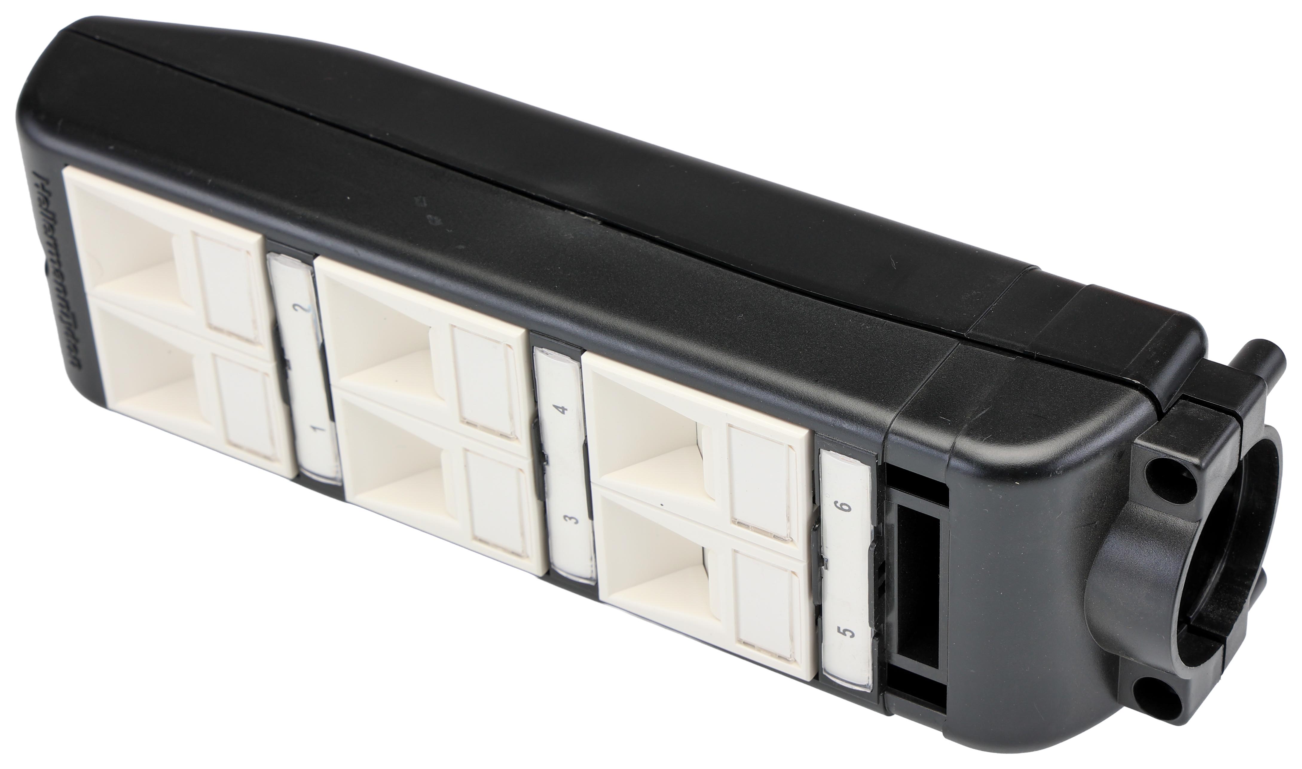 ht-pod-34mm-6p HellermannTyton Connectivity HT Series RJ Patch Panel