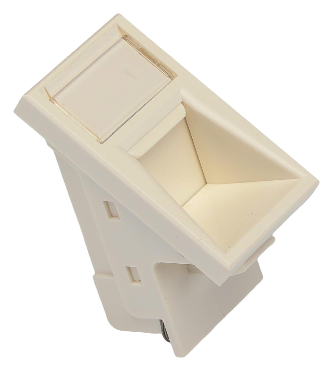 htc-6ca50wh HellermannTyton Connectivity HTC Series, Straight 12 Way RJ45 Snap-In Straight Entry Wall