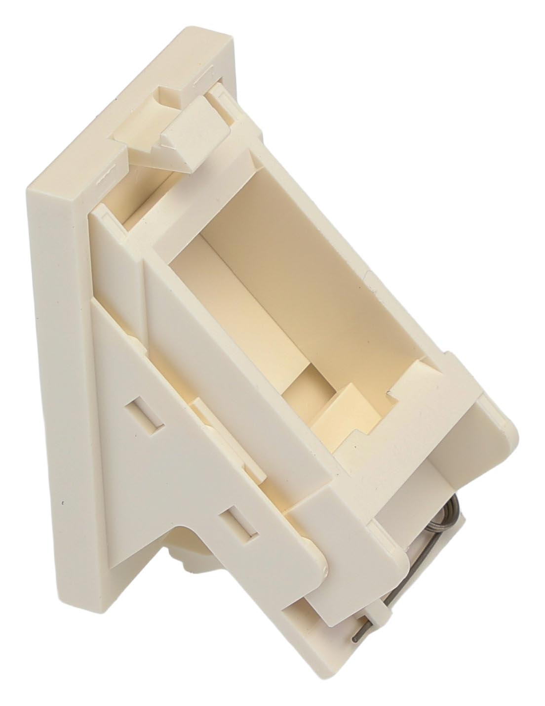 htc-6ca50wh HellermannTyton Connectivity HTC Series, Straight 12 Way RJ45 Snap-In Straight Entry Wall