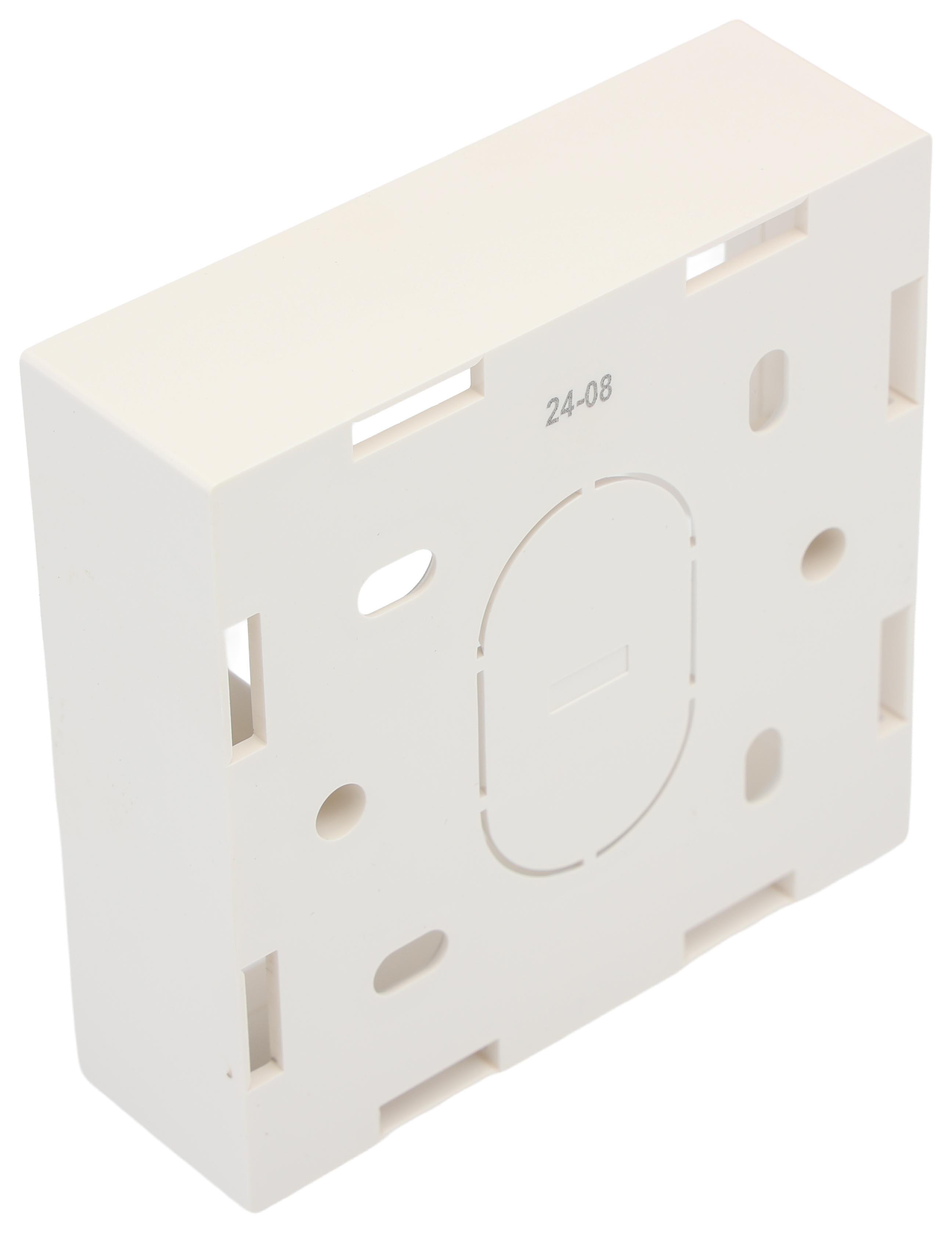htc-bb1g2710wh HellermannTyton Connectivity HTC White Plastic Coated ABS Back Box, Wall Mount, 1 Gangs 27 mm 86mm 27 mm