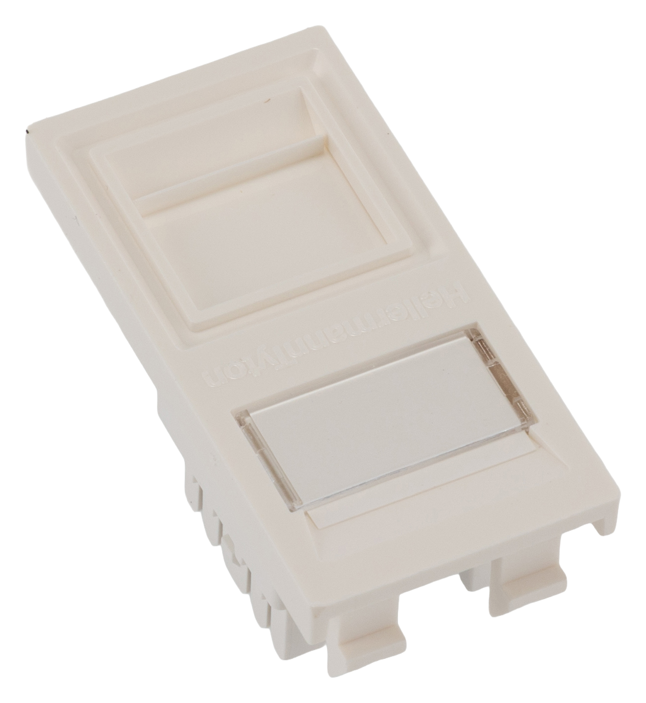 htc-c6u-em50wh HellermannTyton Connectivity HTC Cat6 Module, Unshielded Shielding