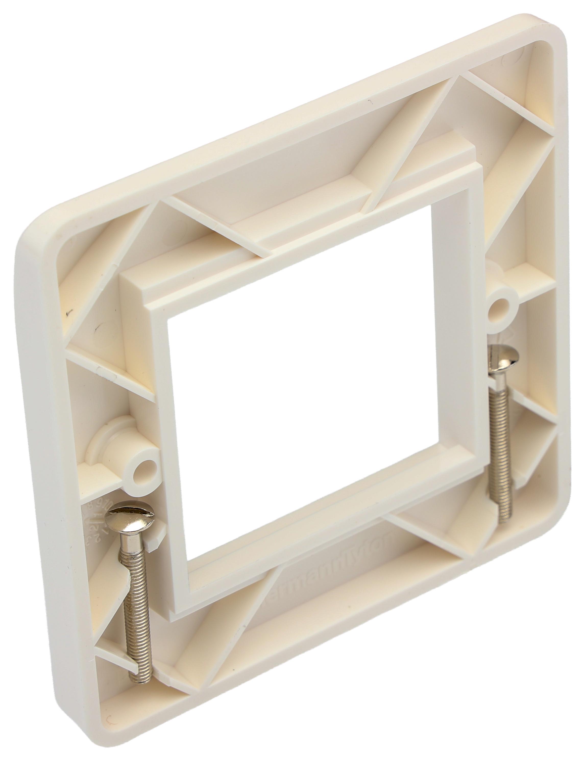 htc-fp1gos30wh HellermannTyton Connectivity HTC Series, Straight 12 Way RJ45 Single Gang Faceplate