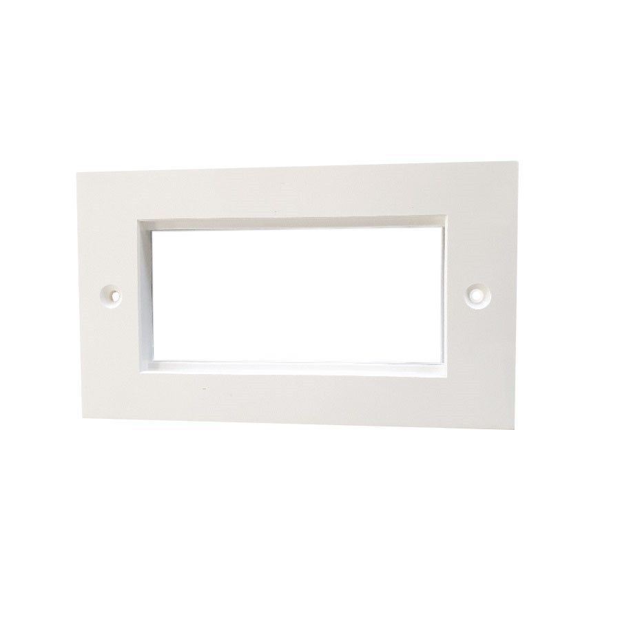 HellermannTyton Connectivity HTC Series, Straight 12 Way RJ45 Double Gang Faceplate
