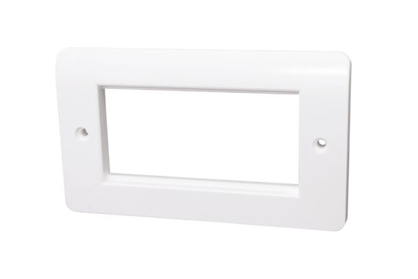 HellermannTyton Connectivity HTC Series, Straight 12 Way RJ45 Double Gang Faceplate
