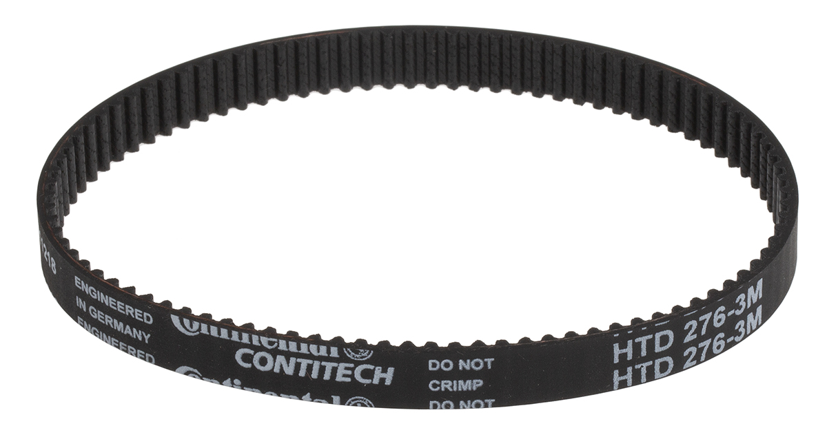 Contitech HTD 276-3M-09 Timing Belt 92 Teeth, 276 mm Length, 9 mm Width
