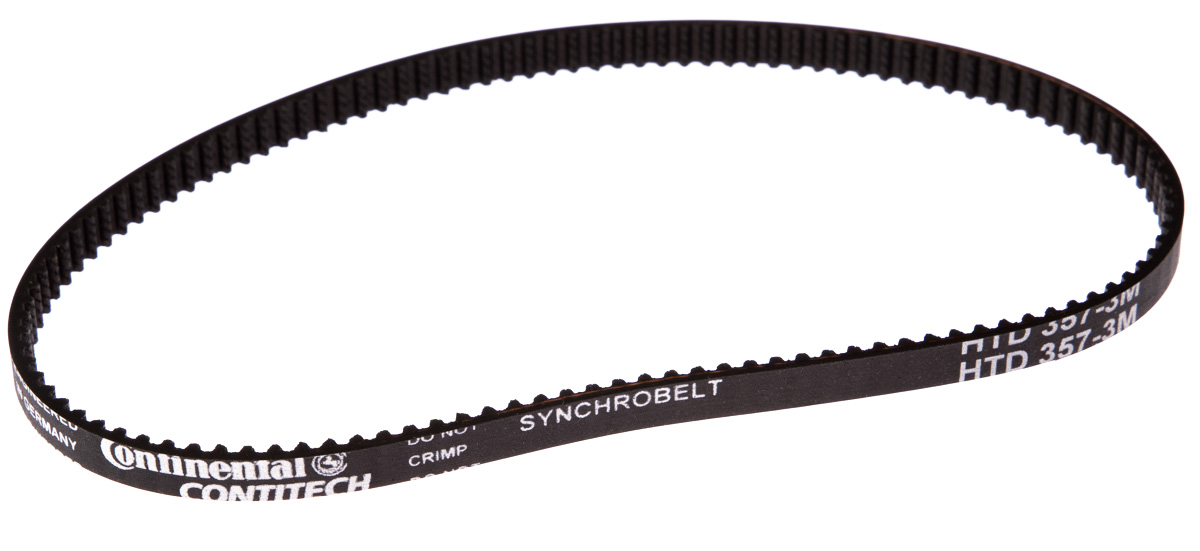 Contitech HTD 357-3M-06 Timing Belt 119 Teeth, 357 mm Length, 6 mm Width
