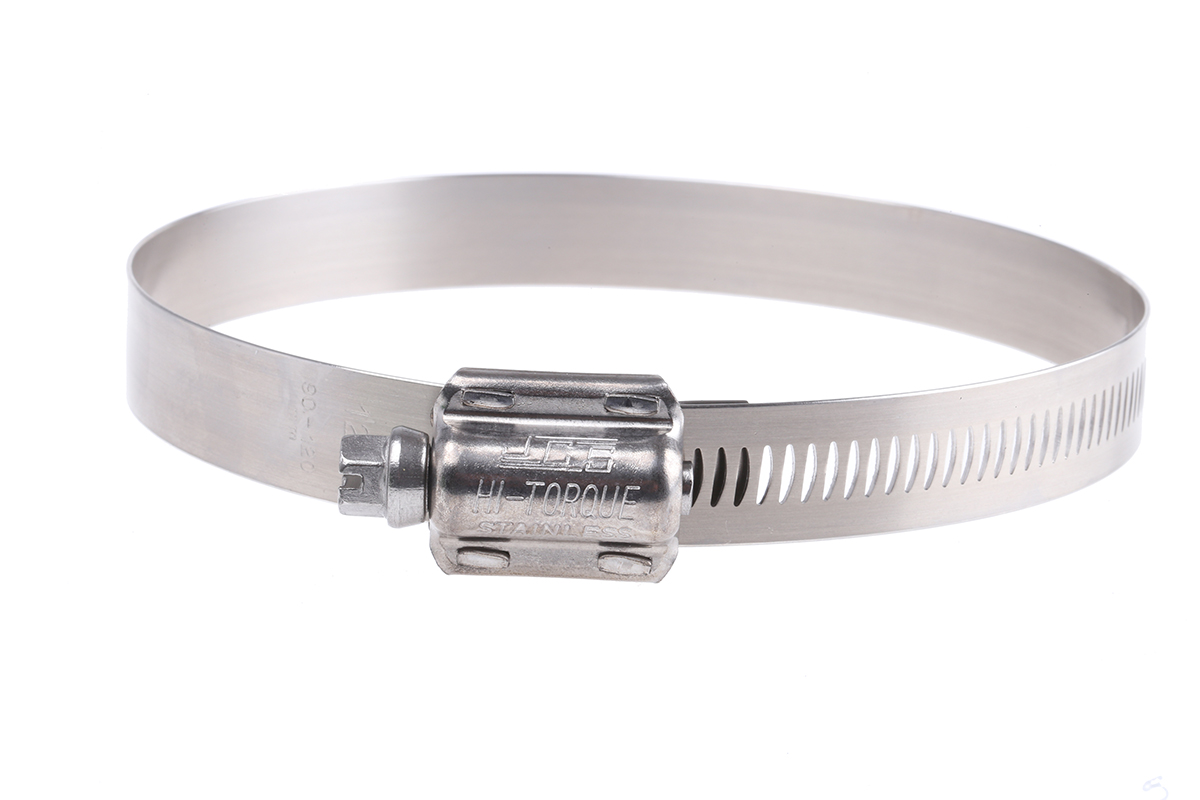HI-TORQUE Stainless Steel Slotted Hex Worm Drive 120 mm ID