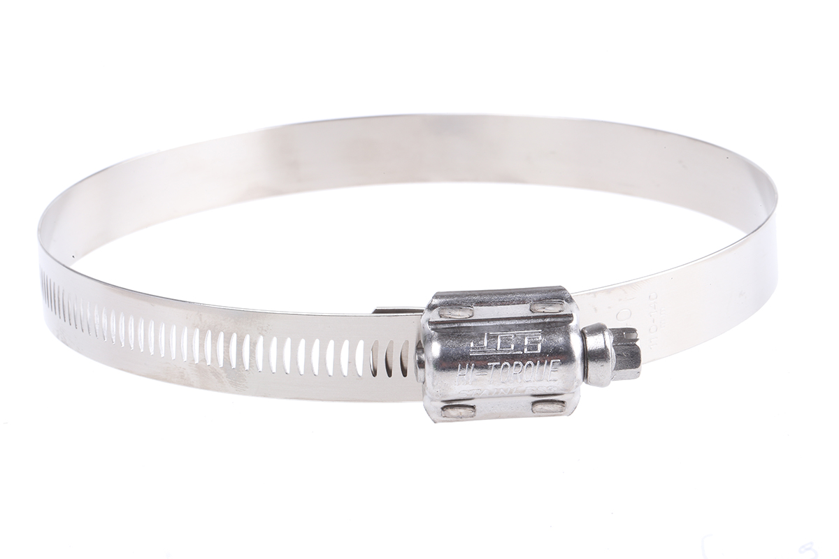 HI-TORQUE Stainless Steel Slotted Hex Worm Drive 140 mm ID