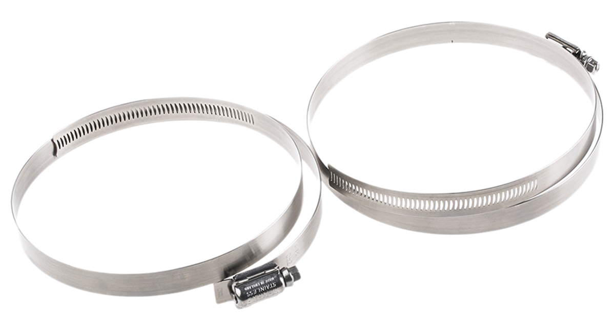 HI-TORQUE Stainless Steel Slotted Hex Worm Drive 240 mm ID