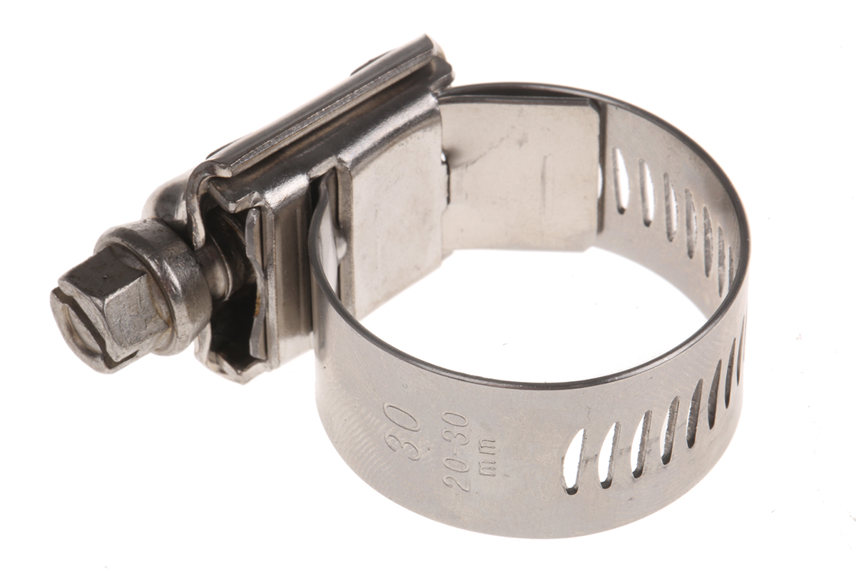 htm30p HI-TORQUE Stainless Steel Slotted Hex Worm Drive 30 mm ID