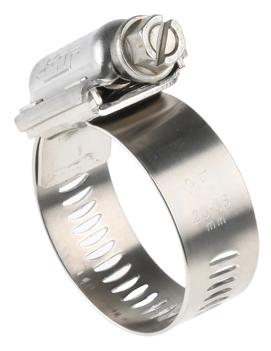 HI-TORQUE Stainless Steel Slotted Hex Worm Drive 35 mm ID