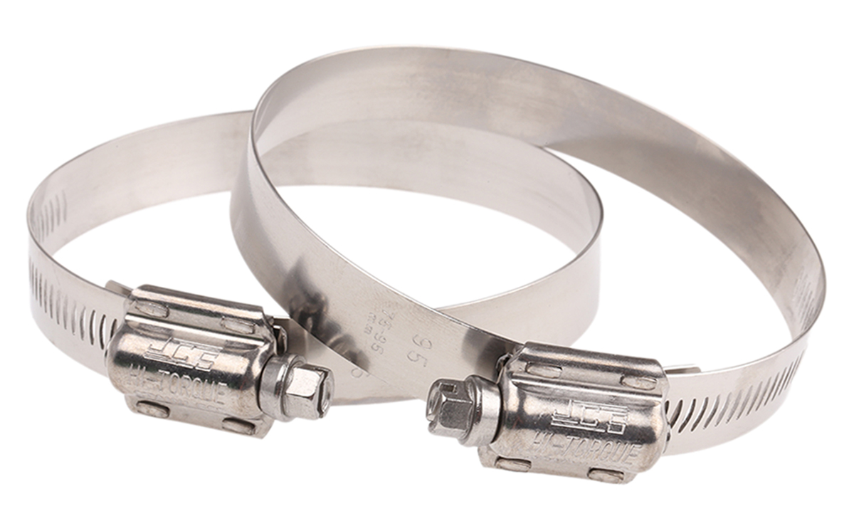 HI-TORQUE Stainless Steel Slotted Hex Worm Drive 95 mm ID