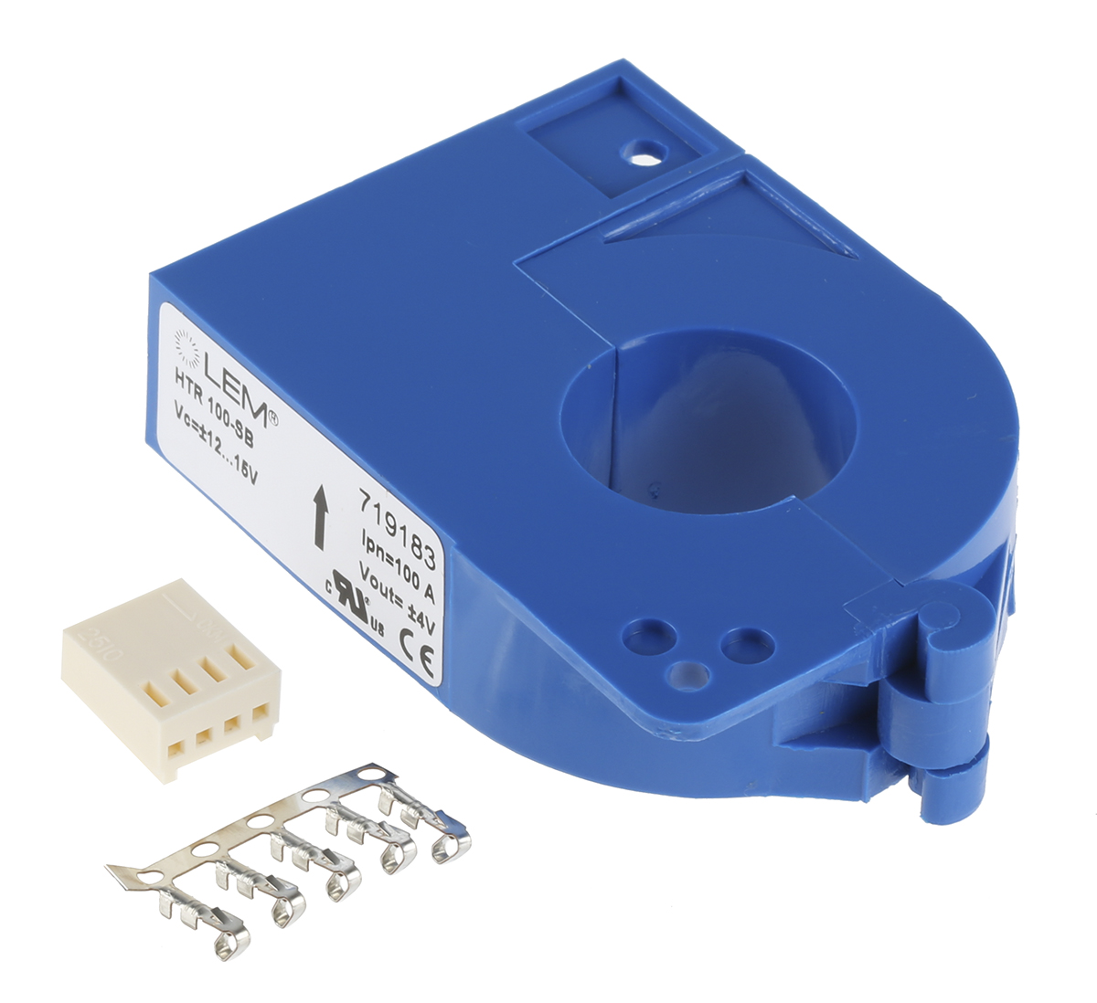 htr-100-sb LEM HTR 50 to 500-SB Series Current Transformer 100 A 12V, 15 V 21 mm Bore