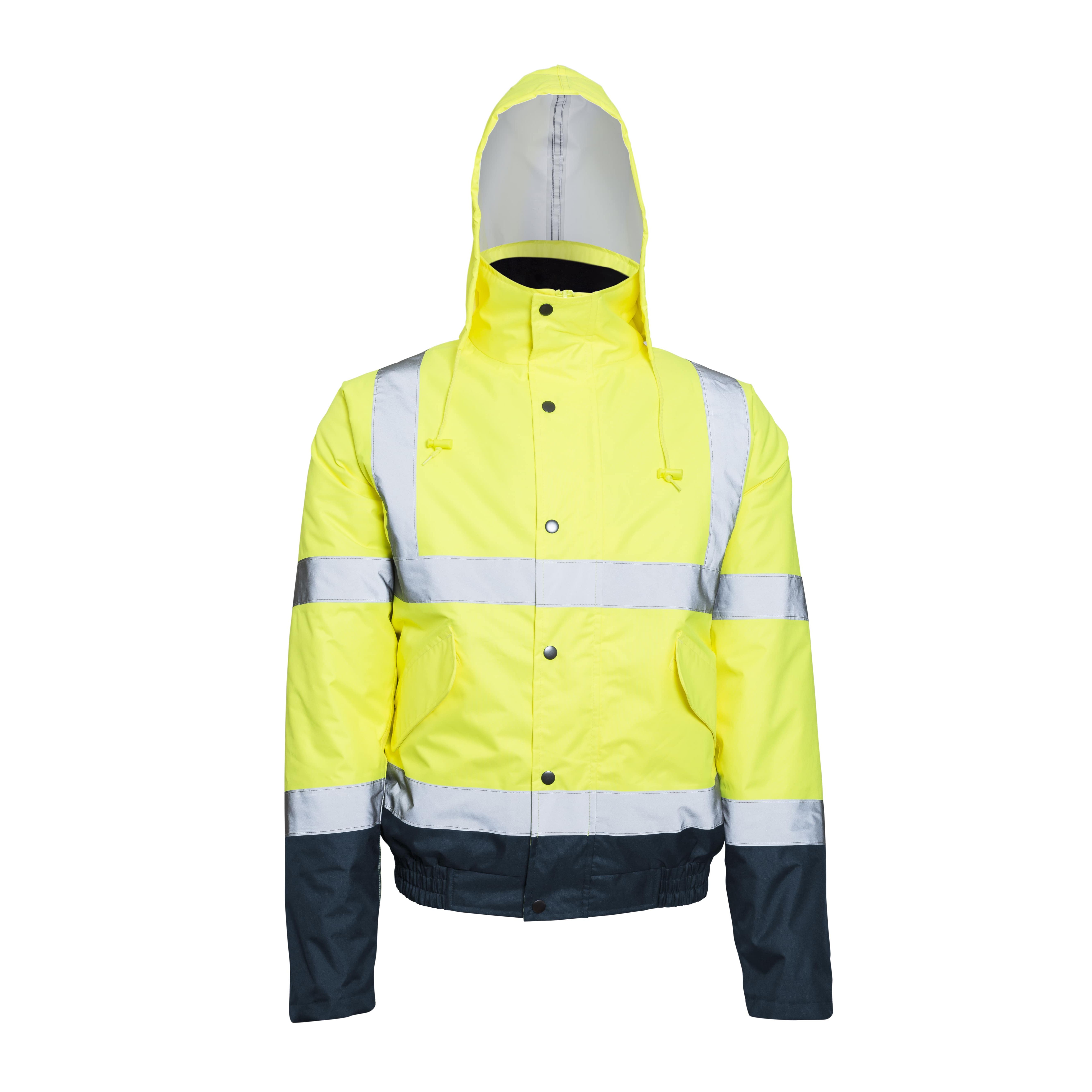 hvflays Active Gear HVFLAY Yellow, Navy Unisex Hi Vis Jacket, S