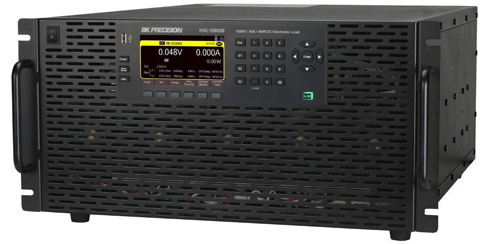 hvl600300 BK Precision HVL Series Electronic DC Load, 6 kW, 600 V, 300 A