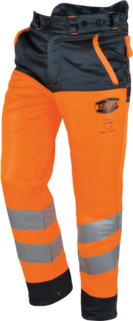 Solidur HVPAOR Unisex Trousers Orange