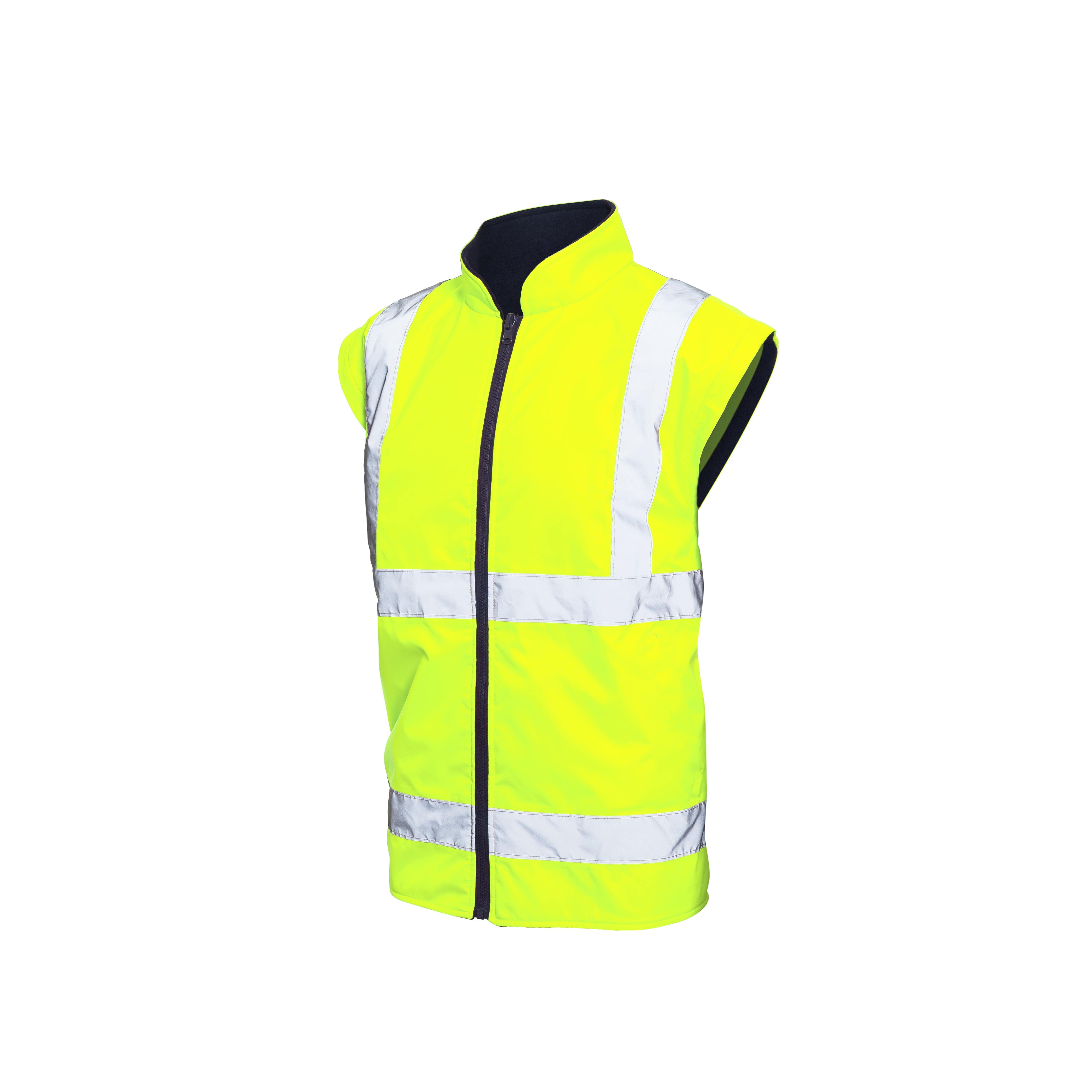 hvrefyl Active Gear HVREFY Navy, Yellow Unisex Hi Vis Jacket, L
