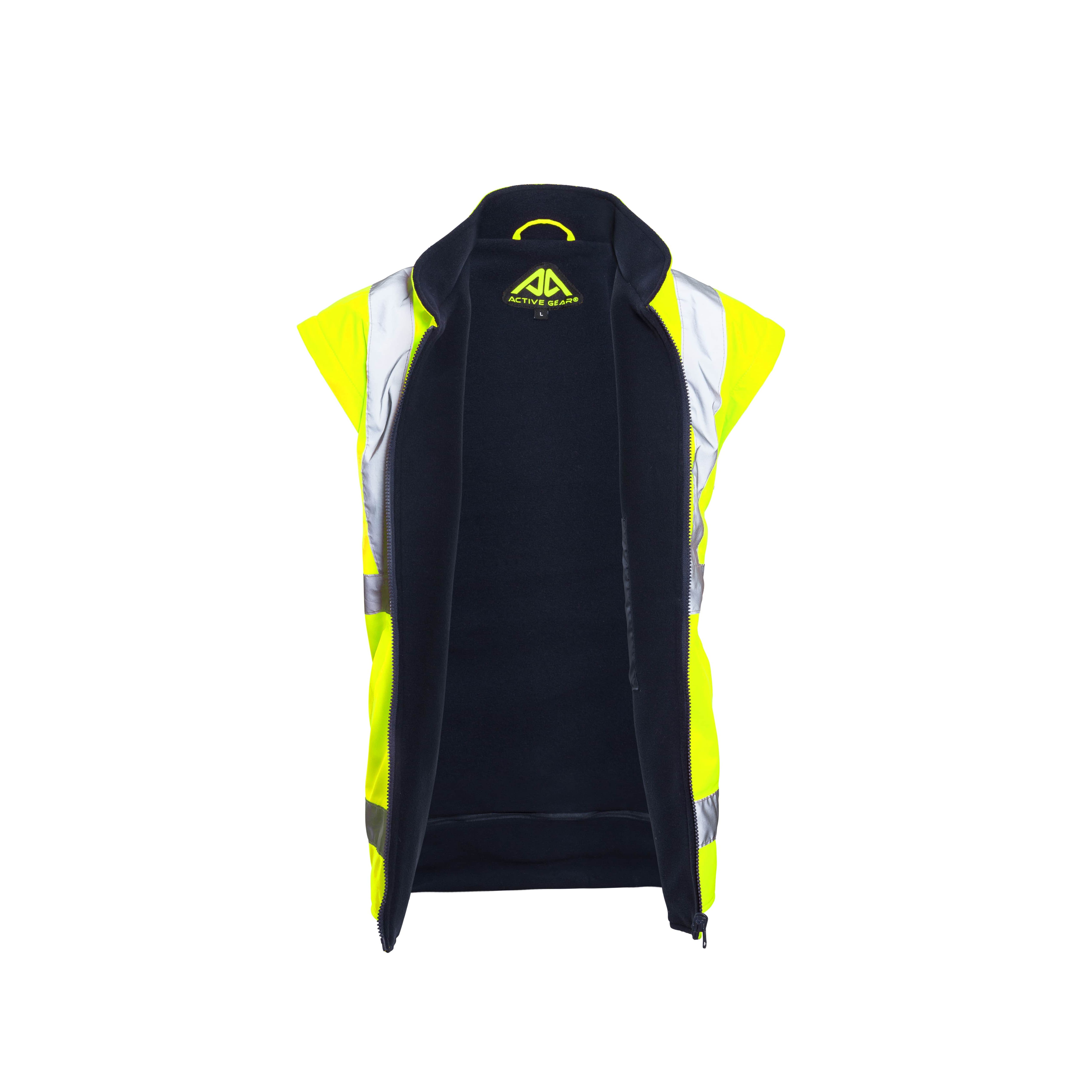 hvrefyl Active Gear HVREFY Navy, Yellow Unisex Hi Vis Jacket, L