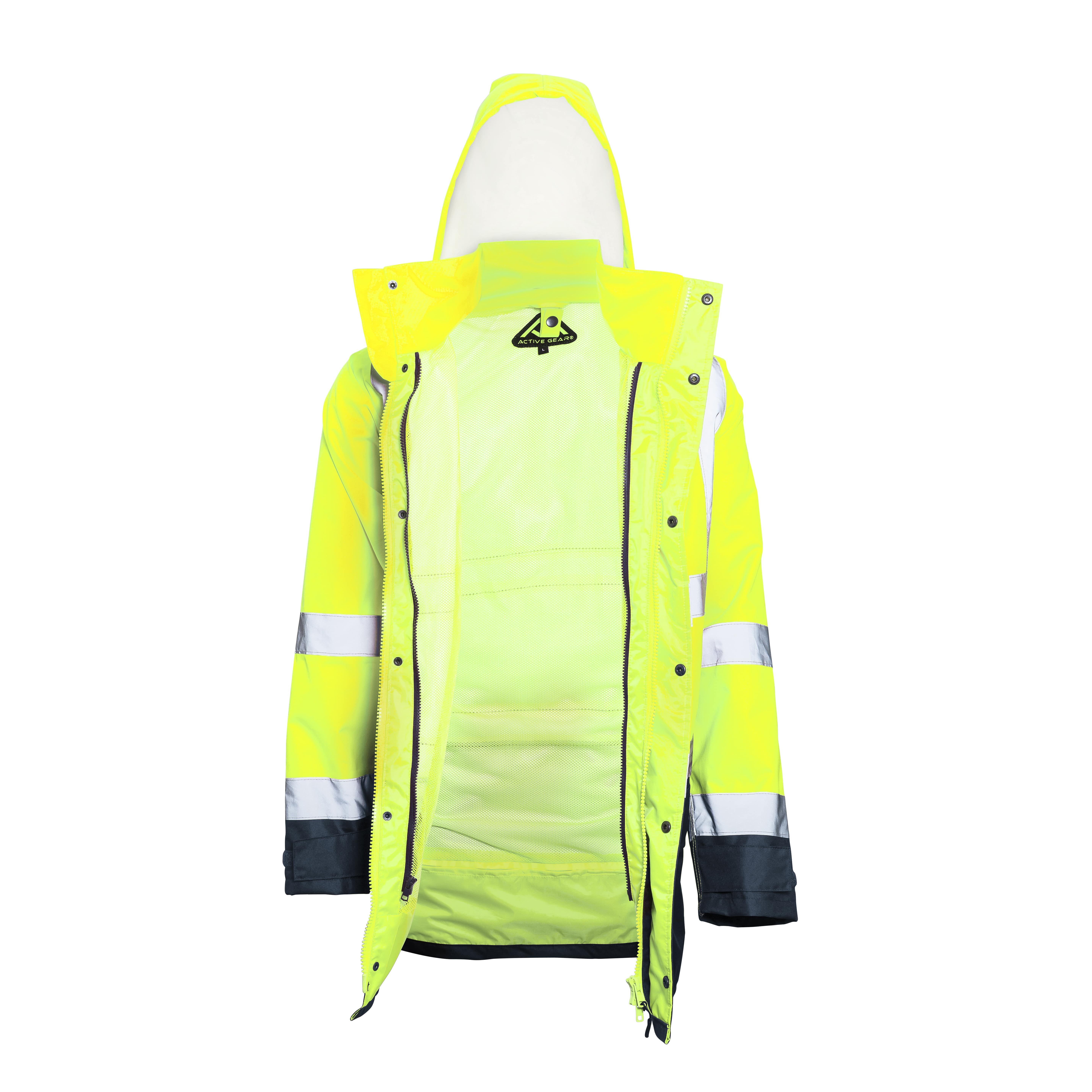 hvrefys Active Gear HVREFY Navy, Yellow Unisex Hi Vis Jacket, S