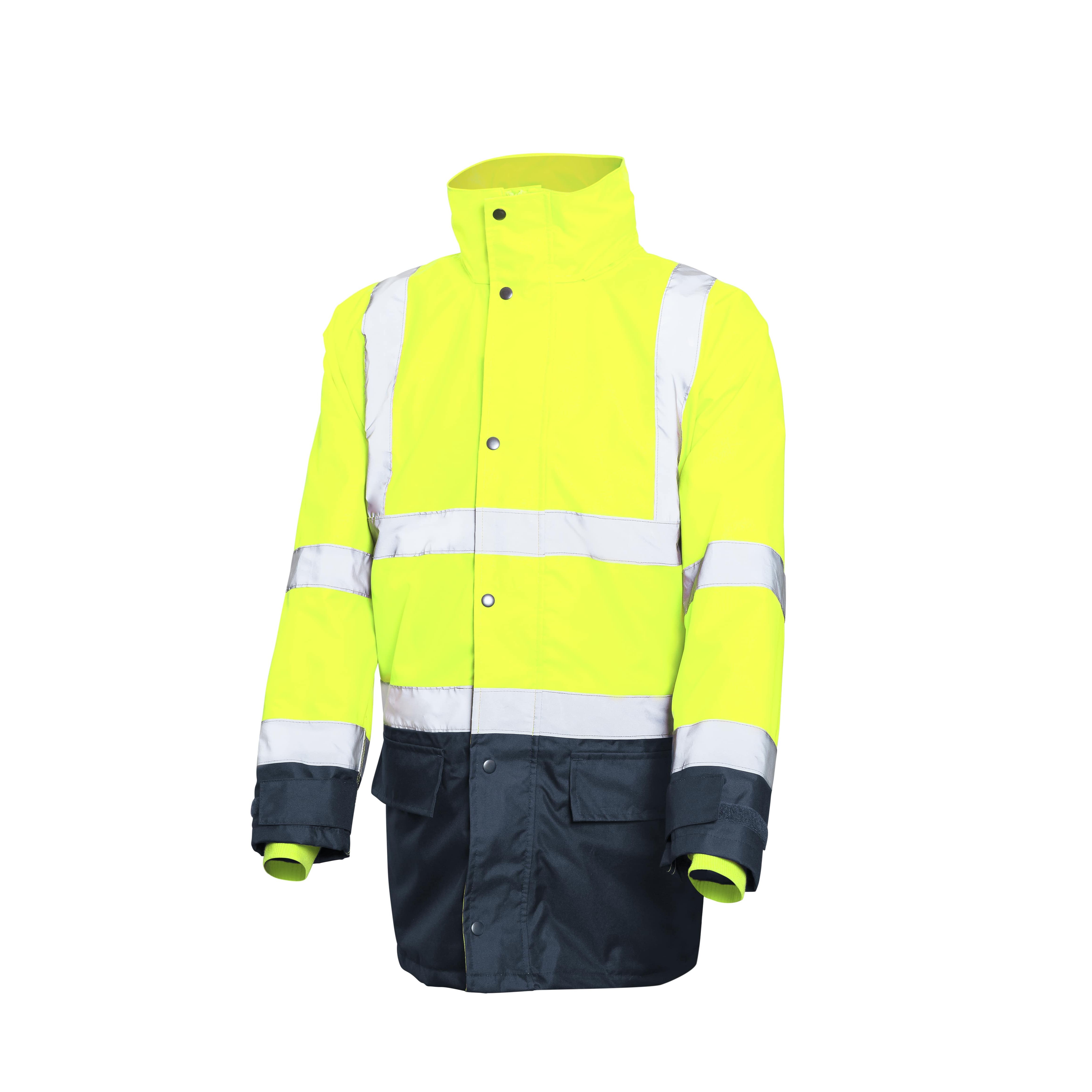 Active Gear HVREFY Navy, Yellow Unisex Hi Vis Jacket, XL