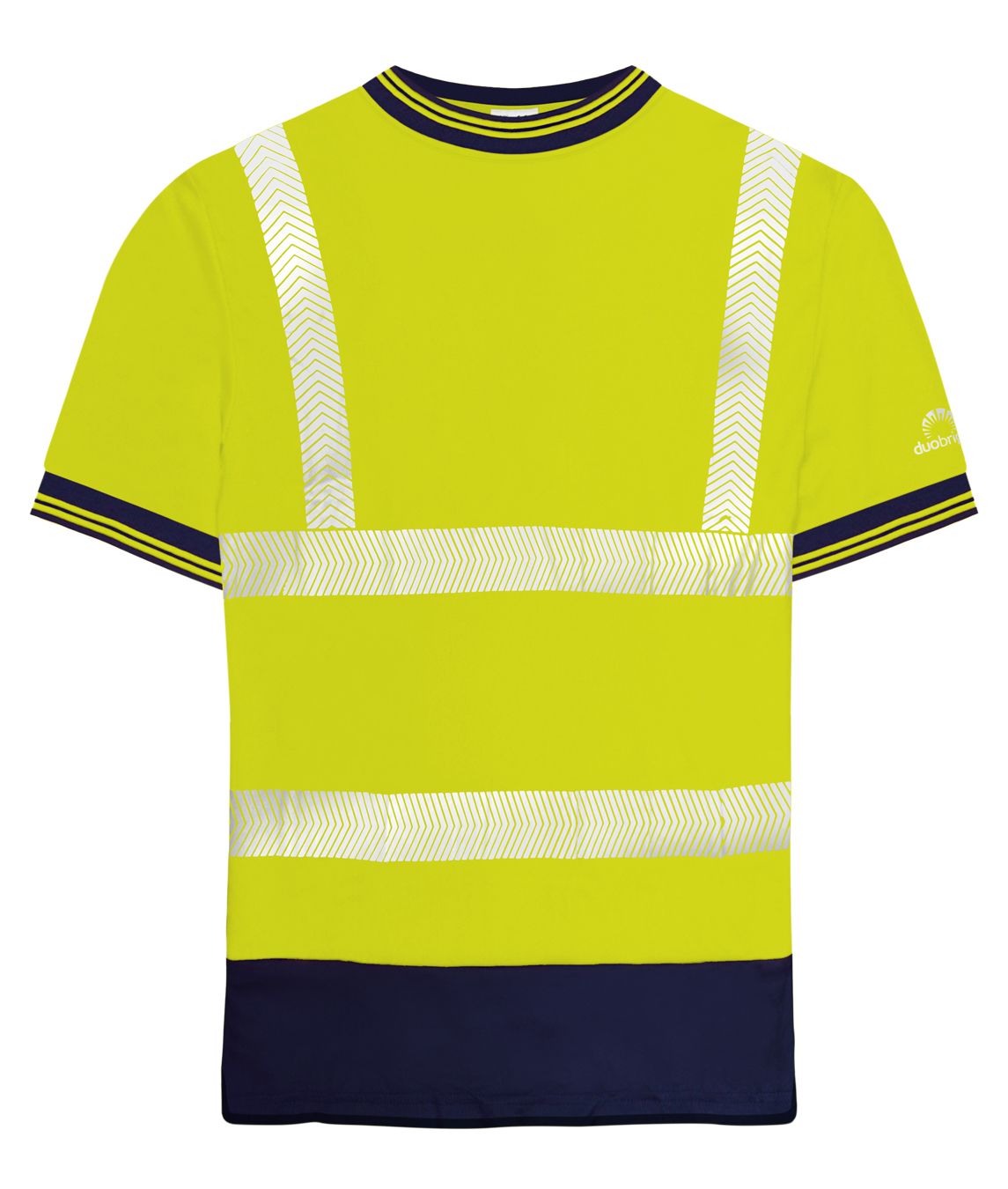 Orbit International Laser Yellow, Navy Hi Vis T-Shirt 2XL
