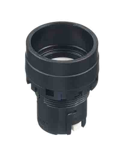 Idec HW Series Black Maintained Push Button Head, 22 mm Cutout, IP69K, IP67