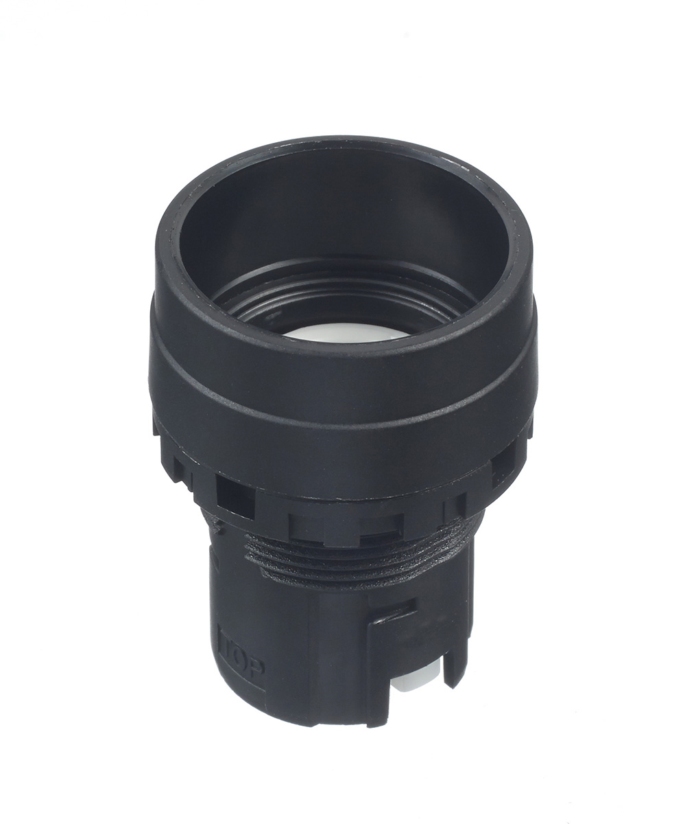 Idec HW Series Black Momentary Push Button Head, 22 mm Cutout, IP20