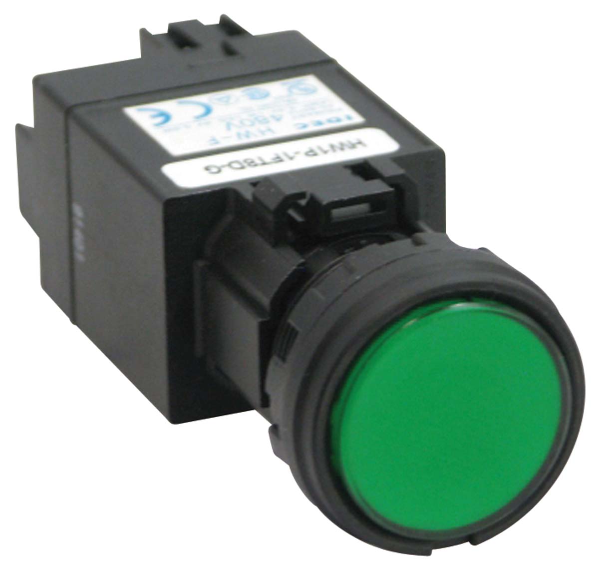 Idec HW Series, Green Panel Mount Indicator, Screw Termination 480V ac, 24.1 x 22.3 mm