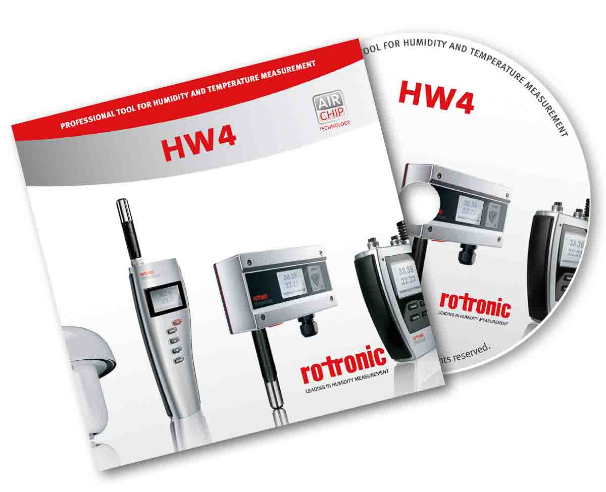 Rotronic Instruments Hygrometer Software Software for Use with Hygrodata-NT-E Series Data Logger