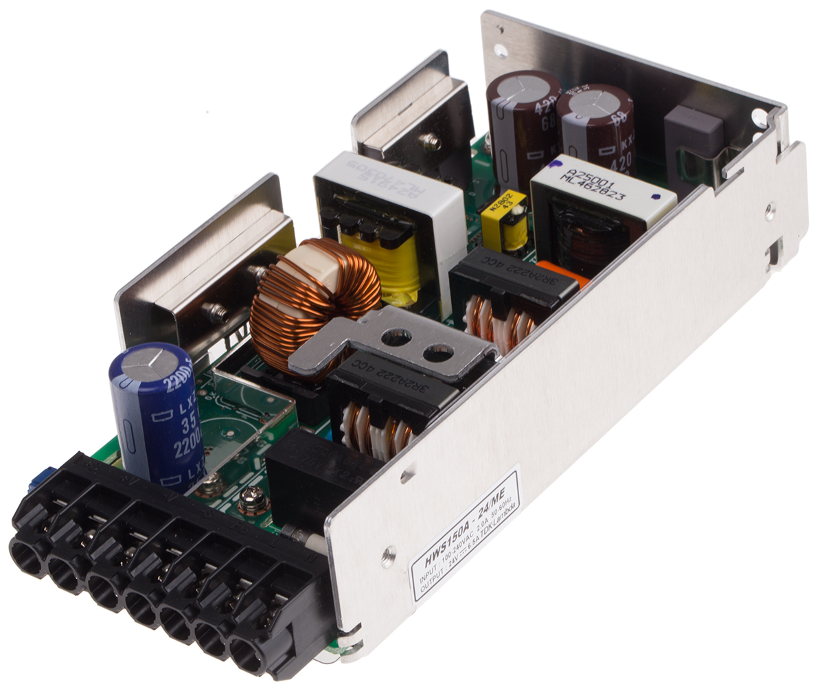 TDK-Lambda Switching Power Supply, HWS-150A-24/ME 24V dc, 6.5A, 156 W, Input 85V ac to  370 V dc, 265V ac