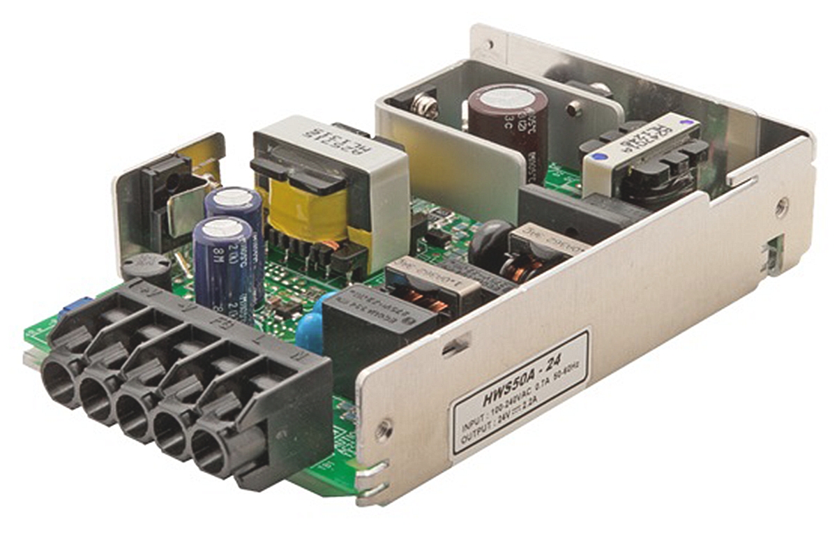 TDK-Lambda Switching Power Supply, HWS-50A-12/HD 12V dc, 4.3A, 51.6 W, Input 85V ac to  370 V dc, 265V ac