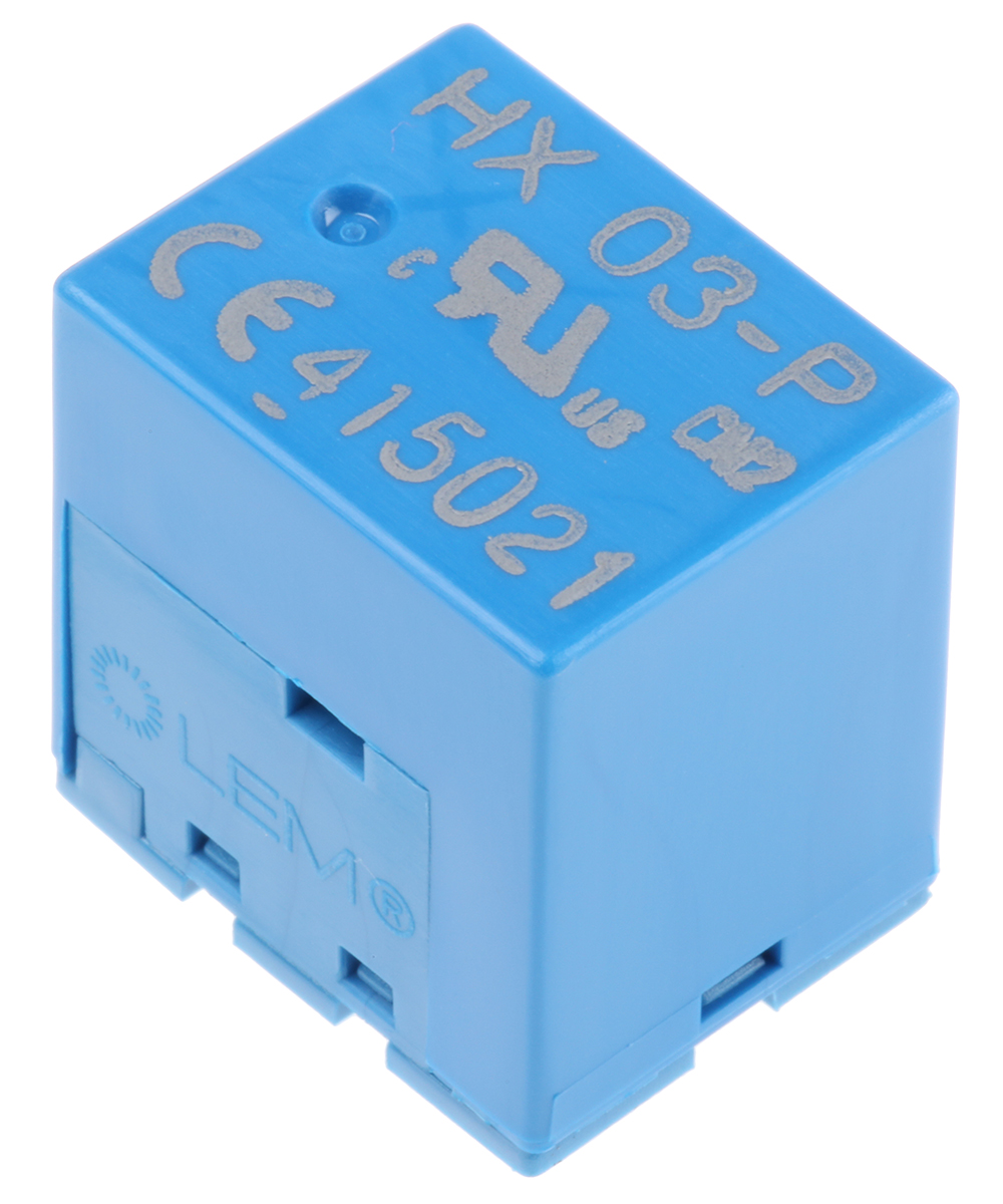 LEM HX 03 ... 50-P Series Current Transformer 3 A 15V, -15 V 0.6 mm Bore