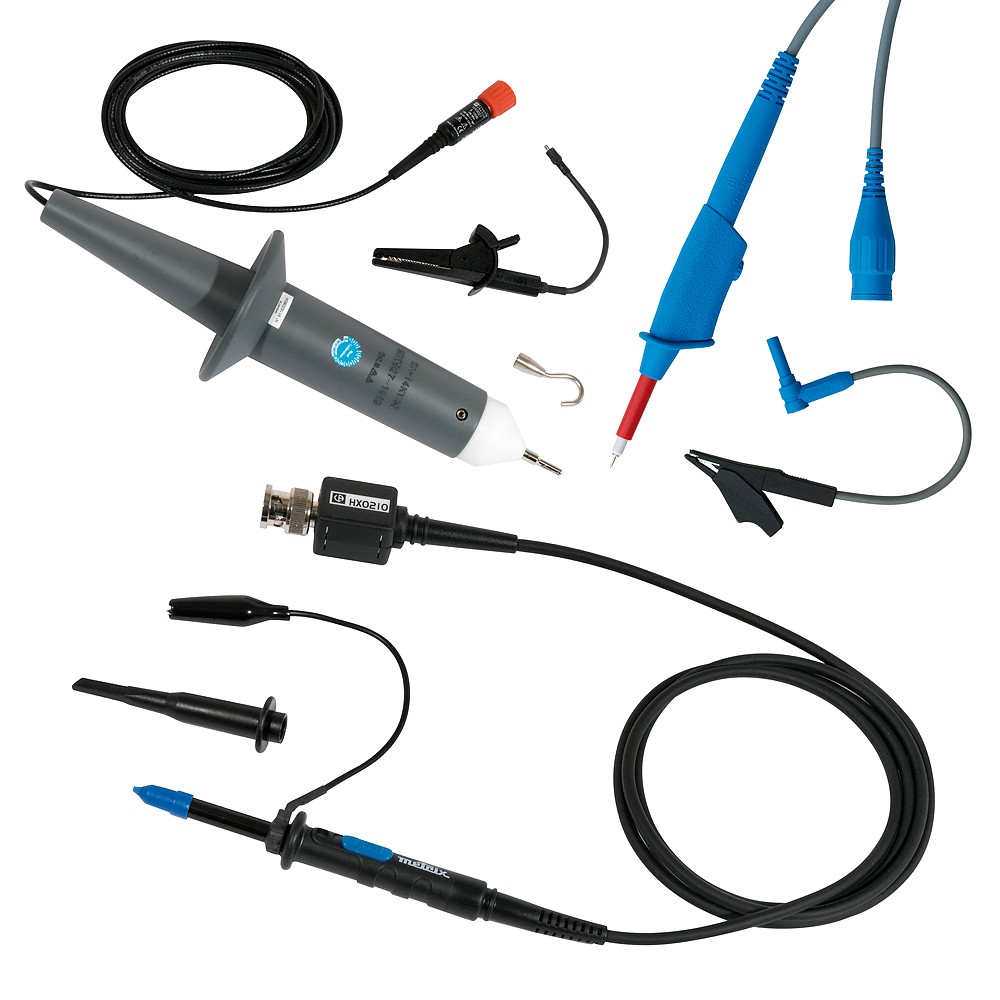 Metrix Oscilloscope Probe, General Purpose, Voltage Type, 0.04 dB, Crocodile Clip, Hook Clip Connector