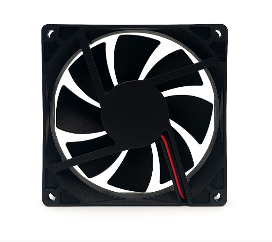 dcaxf-1 E-Pro DCAXF-1, QuietAx Axial Cooling Fan 12V DC 3100 RPM, Sleeve Bearing