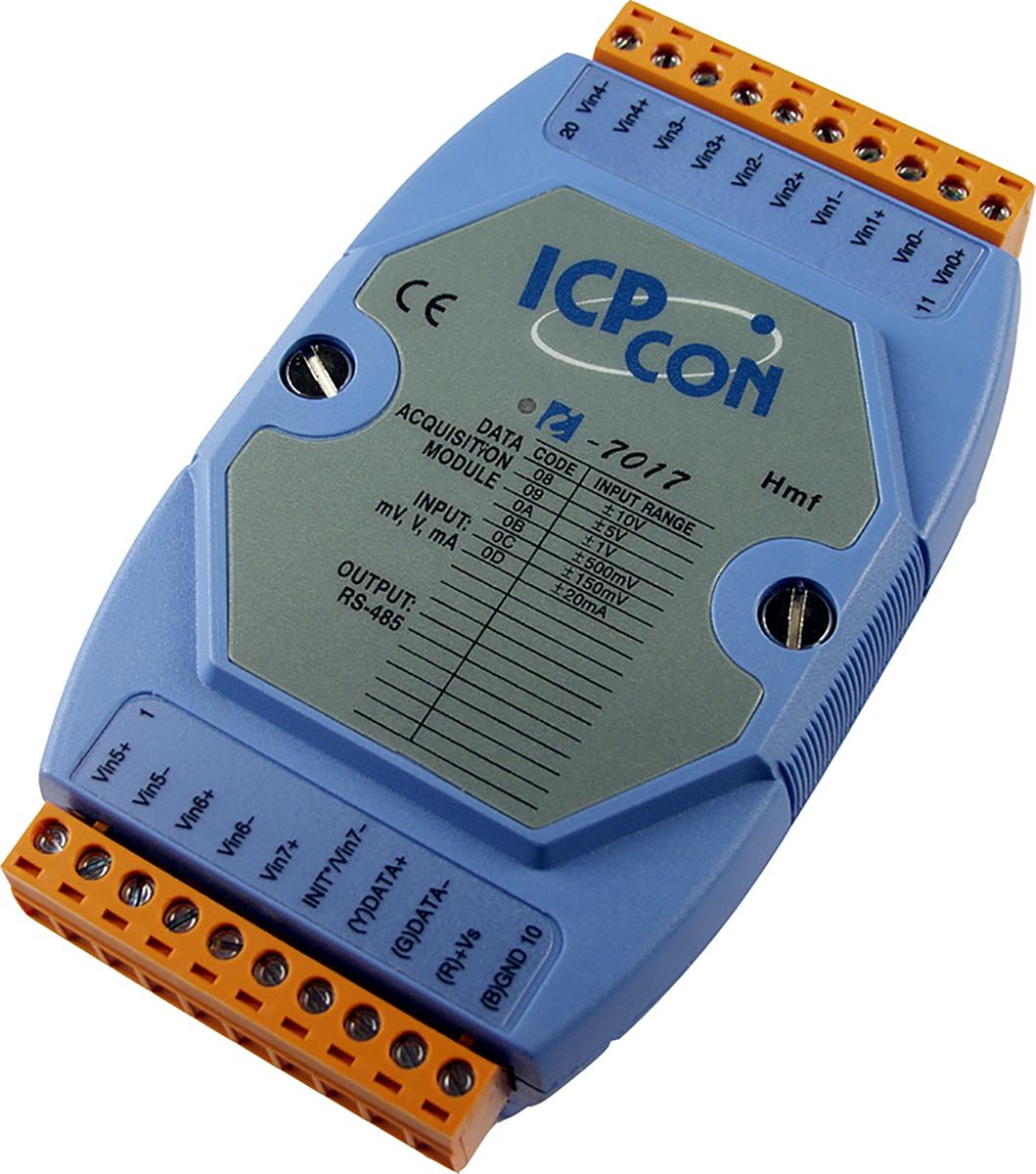 ICP DAS USA Data Acquisition 8-Channel, 10 sps, 24 bit