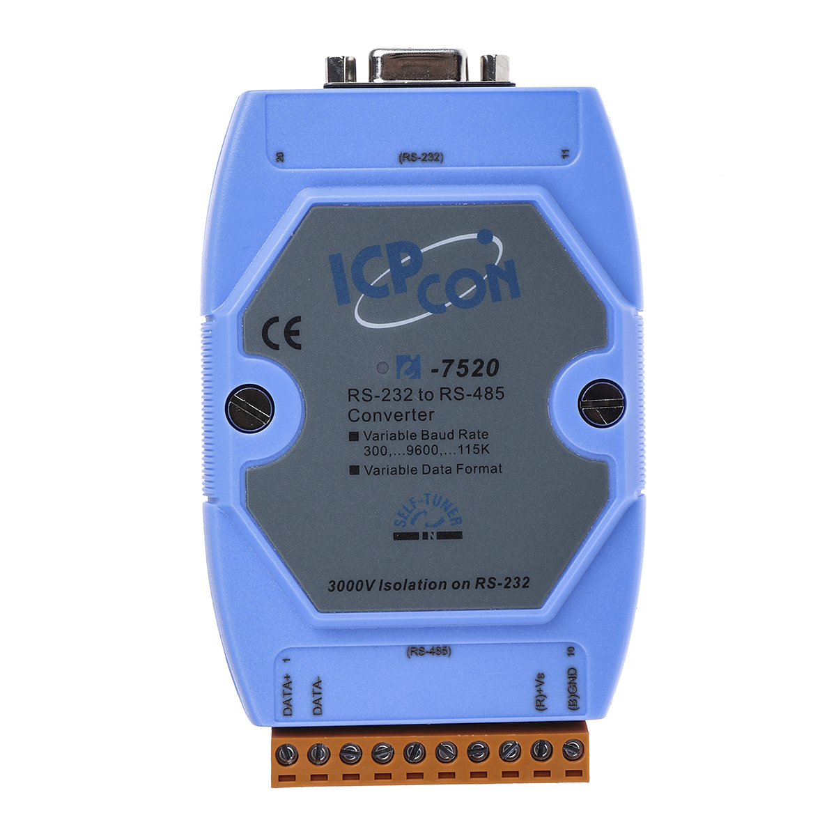 ICP DAS USA RS232, RS432 Ethernet Media Converter, Half Duplex, Full Duplex 1.2 km