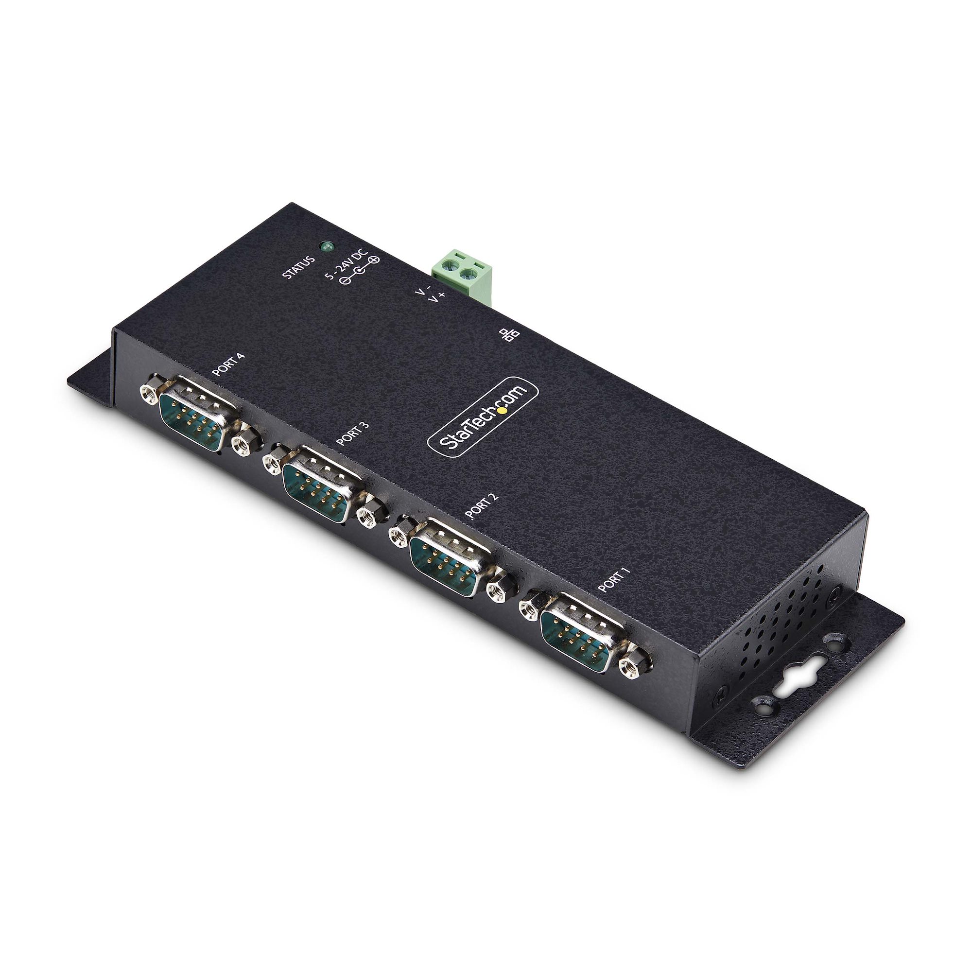 StarTech.com Serial Device Server 4, 921.6 kbps Baud Rate